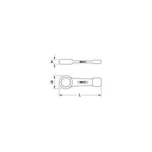KS TOOLS - 517.9380 Clé à douille à chocs, profonde-EAN 4042146772461 WRENCHES RING WRENCHES - Product Image 2