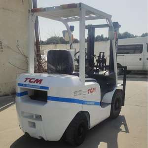 Montacargas TCM de 3 Toneladas Usado en Buen Estado, Fabricado en Japón, Modelo FD30, Diésel, Neumáticos Sólidos, Mástil de Dos Etapas - Product Image 6