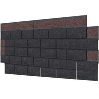 Bardeaux de toiture en bitume laminé modernes pour villas, tuiles de toiture en fibre de verre, imperméables, couleur personnalisée