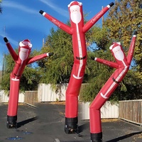Tube de danseur d'air gonflable personnalisé vent homme vague publicité extérieure géant danseur d'air gonflable