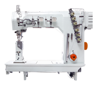 Machine à coudre à point de recouvrement robuste DS-335KFD pour chaussures en cuir