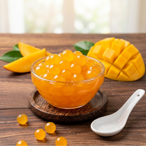 OEM Custom Authentic Mango 50gx8PK Flavor Popping Pearls Bursting <b>Boba</b> <b>Bubbles</b> For <b>Bubble</b> Tea Shops - Product Image 5