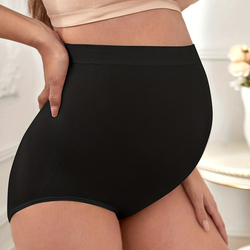 FLW Nouveautés Culotte de Maternité Élastique Taille Haute <span class=keywords><strong>Femme</strong></span> Sans Couture Yoga Couvrant le Ventre - Product Image 5