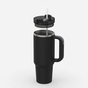 Wholesale Adventure H2.0 40oz Stainless Steel Insulated Tumbler with Straw Handle Lid 40 oz Travel Mug Handgrip Design - Product Image 3