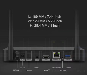 RC New Z9X 8K 4K HDR Media Player ระบบปฏิบัติการ Android 11 พร้อม Amlogic S928X-K 6G+64G VPU Video Engine Image Engine กล่องรับสัญญาณทีวี HD - Product Image 2