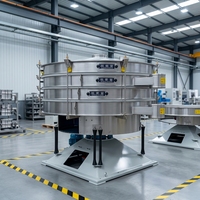 Tamis rotatif circulaire en acier inoxydable 304, haute capacité, tamis de précision multicouche pour aliments, sable et poudre métallique