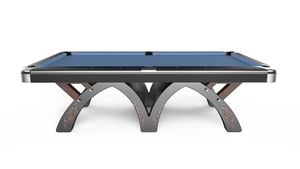 Pied en fer moderne Table de <span class=keywords><strong>billard</strong></span> en ardoise de 9 pieds avec cadre en acier Table de <span class=keywords><strong>billard</strong></span> en caoutchouc K55 - Product Image 4