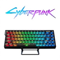 Cyberpunk Forged Carbon-Fiber-Pattern Model Keycap Made China Blister-Packed Cross-Border Bestseller English Japanese Russian