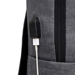 Sac à dos de voyage imperméable avec fermeture éclair, sac à bandoulière pour ordinateur portable, sac de bureau tendance, fabriqué en usine BSCI - Product Image 4
