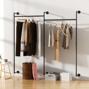 <span class=keywords><strong>Perchero</strong></span> de Ropa Unho, <span class=keywords><strong>Perchero</strong></span> de Tubo Industrial Montado en la <span class=keywords><strong>Pared</strong></span> para Vestidor, <span class=keywords><strong>Perchero</strong></span> de <span class=keywords><strong>Pared</strong></span> para Dormitorio, Sala de Estar - Product Image 4