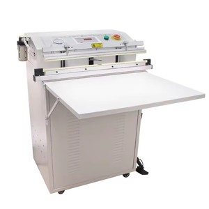 เครื่องซีลสูญญากาศอัตโนมัติแบบภายนอก 500/600/800 สำหรับบรรจุภัณฑ์อาหาร เช่น ไก่ ถั่ว ปลา เครื่องซีลสูญญากาศอุตสาหกรรม - Product Image 1