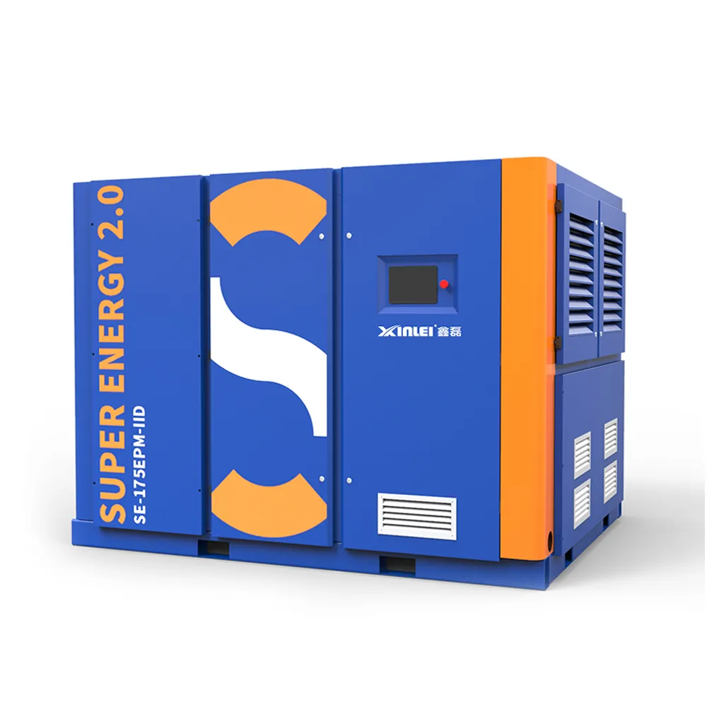 Compresor de aire ndustrial, compresor eléctrico de 75kw, WO Tage crew ompressor