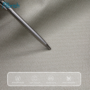 Cuir reconstitué à motif tissé granulaire à prix d'usine pour siège de voiture, rouleaux de similicuir de recyclage de tissu éponge imperméable - Product Image 3