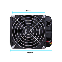 Condenseur de radiateur de refroidissement par eau en aluminium 9225 90mm pour application de boîtier d'équipement informatique et de beauté