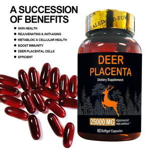 แคปซูลรกกวางสำหรับผิวสุขภาพเพิ่มภูมิคุ้มกัน60แคปซูลอาหารเสริมอาหารเสริม - Product Image 2