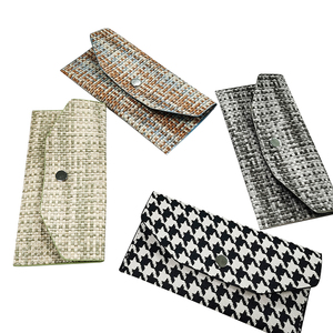 ארנק קצר מינימליסטי רטרו נגד גניבה ותיק קוסמטיקה עם בטנת עור PU בדוגמת סוכריות, מעטפת כסף רב פעמית - Product Image 3