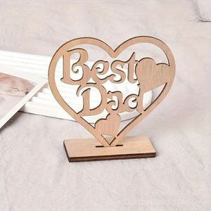 Table Decorations Decor <b>Dad</b> <b>Gifts</b> From <b>Daughter</b> Son Happy Father's Day Wooden Handicraft Ornaments - Product Image 4