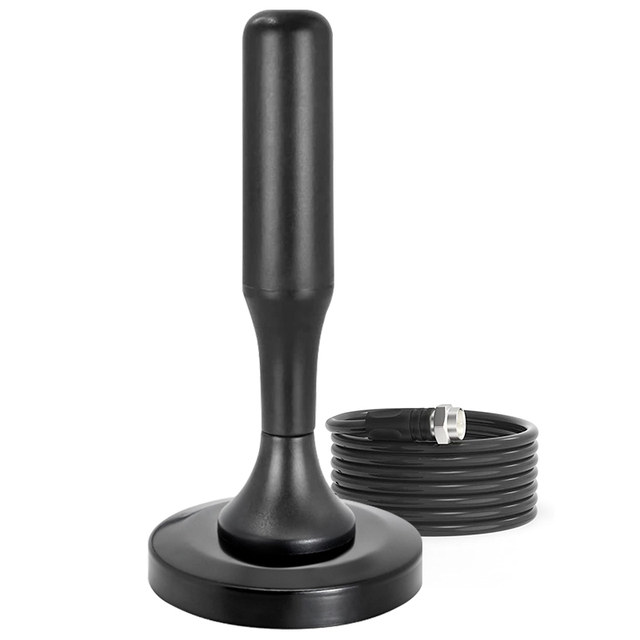 Support 4K 8K Strongest Magnetic Base hd Tv Antena Long Range Digital signal Tv Antenna Indoor Vhf Uhf