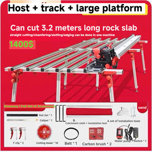 Máy cắt gạch điện tự động, thiết bị tạo cạnh vát 45 độ, dụng cụ cắt đá tấm, máy móc chế biến đá - Product Image 3