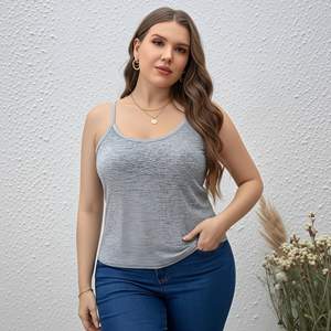 Large-size <strong>Best</strong>-selling Women's Sexy Bandeau Top with <strong>Built</strong>-in <strong>Bra</strong> Women's Sleeveless Underwear Women's <strong>Tank</strong> Tops for Sport - Product Image 3