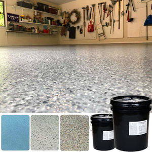 Peinture époxy colorée pour sols en béton, effet marbre brillant, revêtement pour murs de garage, imperméable, écologique, double couche - Product Image 1
