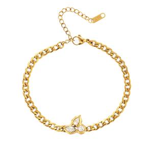 <b>Jewelry</b> Stainless Steel Box Chain Choker Necklace Gold Plated <b>Statement</b> Diamond Pendant Trendy Wholesale <b>Jewelry</b> - Product Image 6