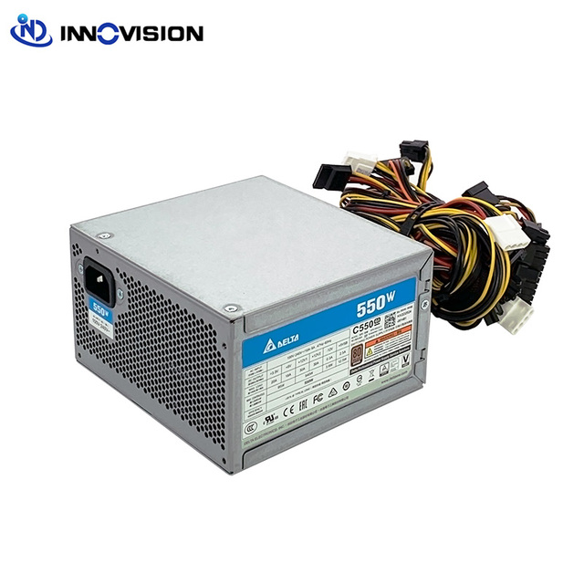 Delta Power Supply ATX Server Workstation 550W Silver 80 PLUS Bronze Certified Silent Power Supply