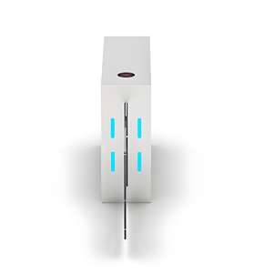 Porte coulissante piétonnière automatique anti-escalade de porte grillagée de haute performance pour les bureaux d'aéroports - Product Image 2