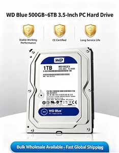 Disco Duro Interno SATA CMR Azul de 3.5 Pulgadas, 500 GB, 1 TB, 2 TB, 3 TB, 4 TB, 6 TB para Ordenador de Escritorio, NAS, DVR, Karaoke, Vigilancia - Product Image 1