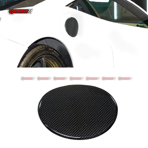 Recién llegado, tapa de tanque de combustible para coche, estilo OEM, de fibra de carbono seca, para piezas de carrocería Ferrari 458 - Product Image 4