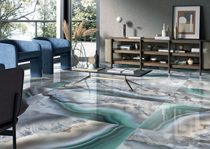 Commerresi cao cấp hiện đại nguyên liệu đá cẩm thạch sứ gạch đá 750x1500 đầy đủ cơ thể kết cấu chống trượt sàn tường gạch Mall firebrick - Product Image 5