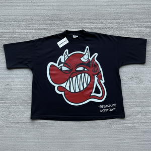 Venta al por mayor de los hombres Crop Top Camisas Logotipo personalizado de peso pesado de algodón Boxy Tee Sólido Streetwear de manga corta Camiseta con serigrafía - Product Image 1