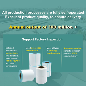 Rouleau de papier thermique direct <span class=keywords><strong>Antac</strong></span> Retail Solution pour reçus de point de vente et étiquettes de prix autocollantes pour étagères, rouleaux jumbo - Product Image 4