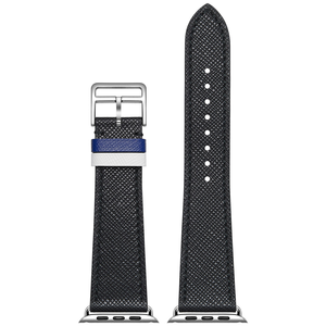 Correa de reloj inteligente de cuero Saffiano francés para correas de reloj <span class=keywords><strong>Casio</strong></span> de 18 mm y 19 mm para correas de reloj <span class=keywords><strong>Apple</strong></span> de 46 mm y 42 mm - Product Image 5