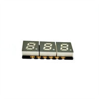 Синий 3-разрядный 7-сегментный светодиодный дисплей SMD 0,2 дюйма Houkem-2031SMD-A/BB