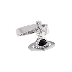 High Quality Copper Western Queen Mother Vivienne Open <b>Adjustable</b> Saturn <b>Rings</b> Fashion Unisex <b>Rings</b> Wholesale - Product Image 6