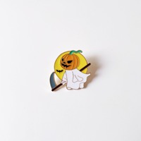 Épinglette en émail personnalisée en forme de citrouille, badge en métal Jack O'Lantern pour fête d'Halloween, cadeau promotionnel et souvenir