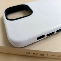 Coque de téléphone personnalisée 3D magnétique vierge par sublimation pour iPhone 17 Air 16 Plus 15 14 13 12 11 Pro Max – Coque mobile DIY à coût réduit