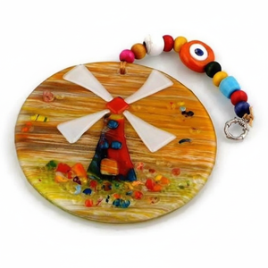 Sculptures murales de mauvais œil en verre en vrac-Améliore le bien-être et la beauté - Product Image 2