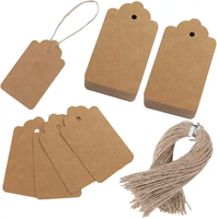 Étiquette autocollante en papier kraft brun avec logo personnalisé, étiquettes écologiques en gros pour la promotion des emballages