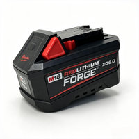 Batterie d'outillage électrique au lithium-ion Milwaukee 18V 6.0Ah, batterie rechargeable pour outils sans fil professionnels
