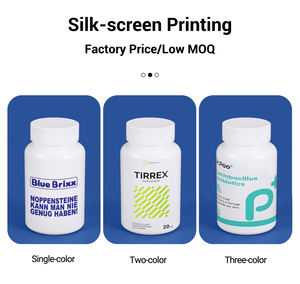 ขวดยาพลาสติกสีขาวขนาดเล็ก100มล. สำหรับบรรจุภัณฑ์ยาสามารถปรับแต่งโลโก้ได้ - Product Image 6