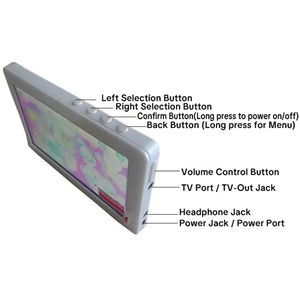 Reproductor de Audiolibros con Pantalla Táctil de 4.3 Pulgadas y 8 GB, Lector de Libros Electrónicos Portátil con Función de <span class=keywords><strong>Texto</strong></span> <span class=keywords><strong>a</strong></span> <span class=keywords><strong>Voz</strong></span>, Reproductor de Música/Video <span class=keywords><strong>MP3</strong></span> para Personas Mayores - Product Image 3