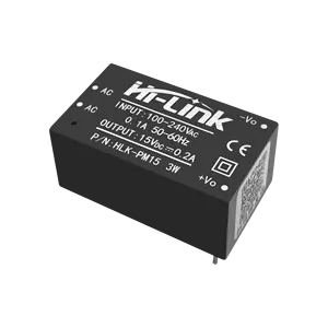 Hi-Link HLK-PM15 AC DC güç modülü 220V için 15V 3W 200mA mini güç kaynağı modülü devre AC DC dönüştürücü