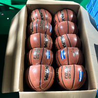 Ballon de basket professionnel WELLMAN en PU absorbant l'humidité, tailles 6 et 7, pour usage intérieur et extérieur, destiné aux joueurs professionnels