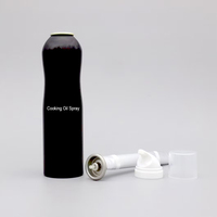 Lata de Aerosol de Aluminio Vacía Monobloque de Alta Presión, Grado Alimenticio, Cuello Roscado, Impresión Offset, Aceite de Oliva 100ml