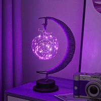 Lumières décoratives LED, cadeau d'anniversaire, lumières étoiles et lunes, lumières pommes, lumières de Noël