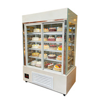 Vitrine de pâtisserie de 1,2 m - Comptoir réfrigéré à 5 niveaux pour gâteaux avec refroidissement par air pour pâtisserie et café