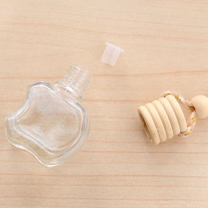 Doldurulabilir Boş Araba 10ml Hava Ferahlatıcısı Araba Parfüm Difüzör Şişeleri Ahşap Kapaklı Çubuklu Koku Esansiyel Yağı için - Product Image 4