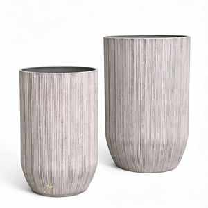 Pot de fleurs en plastique extra large et haut, imitation pierre, pour plantes vertes, idéal pour le jardinage intérieur – Vente en gros fabricant - Product Image 2